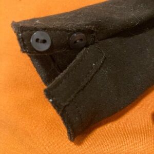 Elegant Women's Dark Brown Gloves with Button Accents